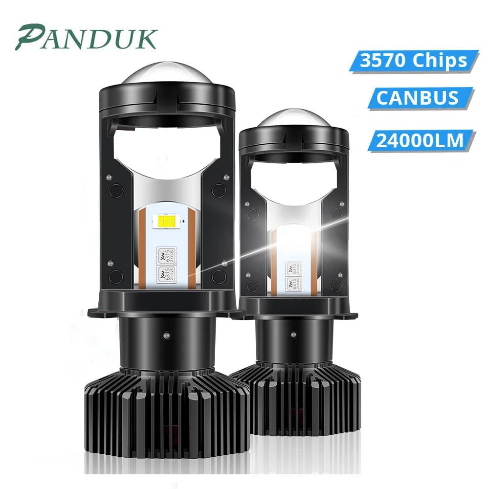 PANDUK Lamp-H4 9003 ̴ LED 24000LM  , ڵ  ȯ ŰƮ /ο   Ʈ 12V RHD LHD